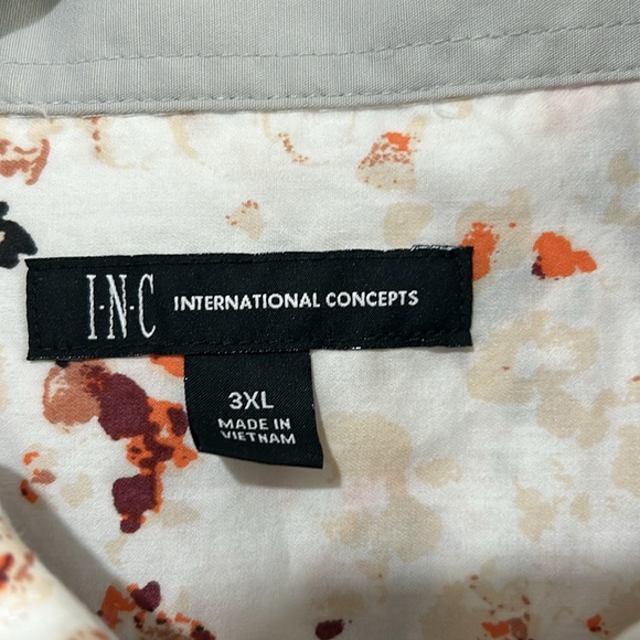 INC MEN BUTTON UP SHIRT LONG SLEEVE SZ 3XL - Picture 7 of 11